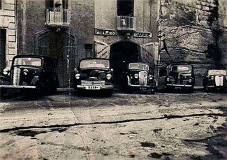 The Princess Garage premises in 1950, at 179 Prince of Wales Road, Sliema, Malta